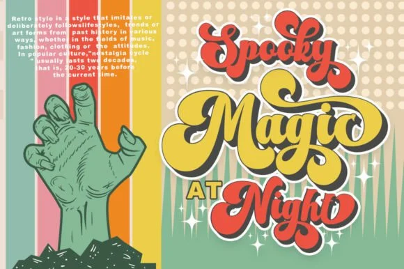 2 Magic Retro Font