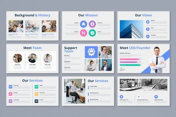 3 Business Plan PowerPoint Template