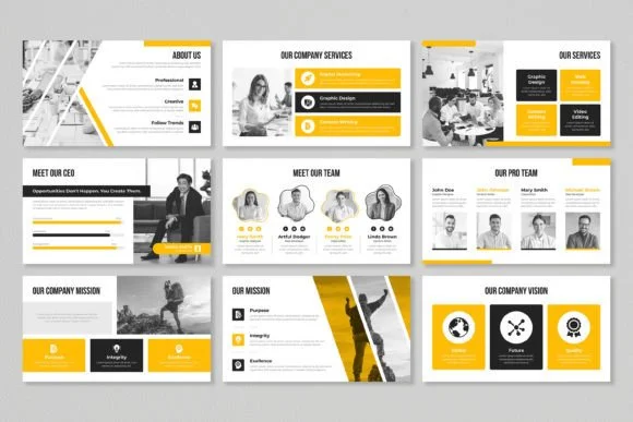 3 Business Presentation Template