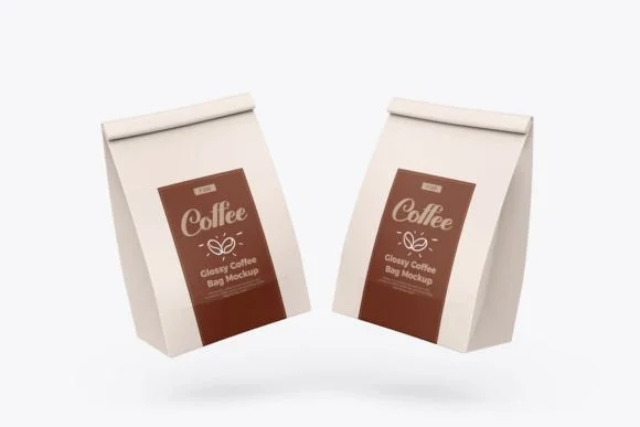 3 Coffee Bag Mockup Showcase