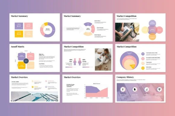 3 Marketing Plan PowerPoint Template