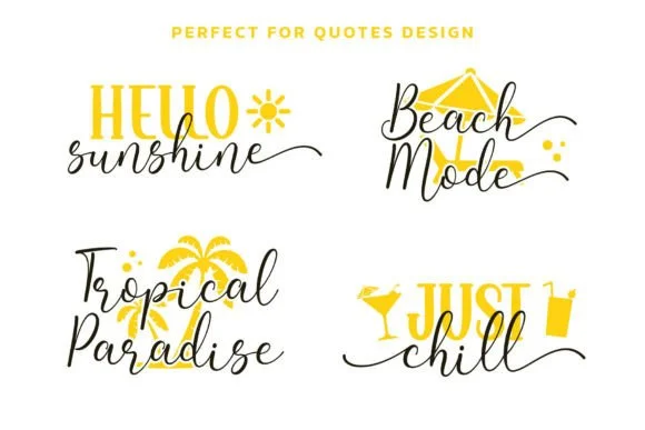 3 More Summer Duo Font