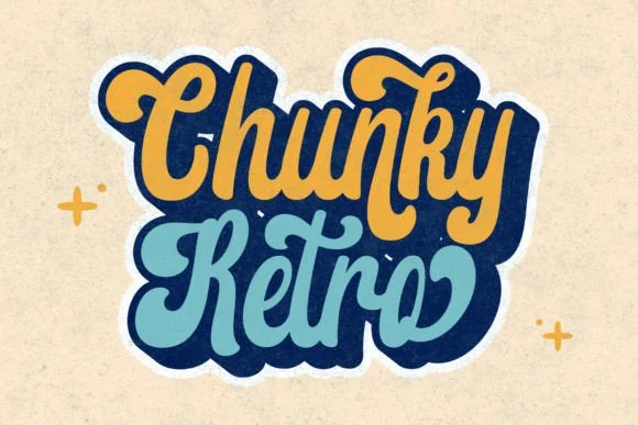 3 Retro Script Font