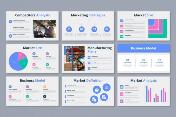 4 Business Plan PowerPoint Template