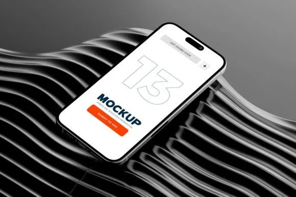 4 IPhone Figma Mockup PSD