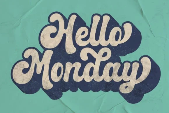 4 Sunday Rainbow Font