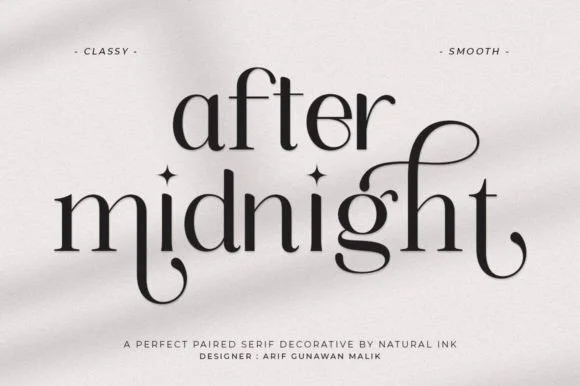 After Midnight Font