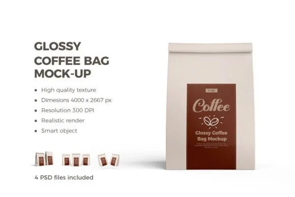 Coffee Bag Mockup Showcase