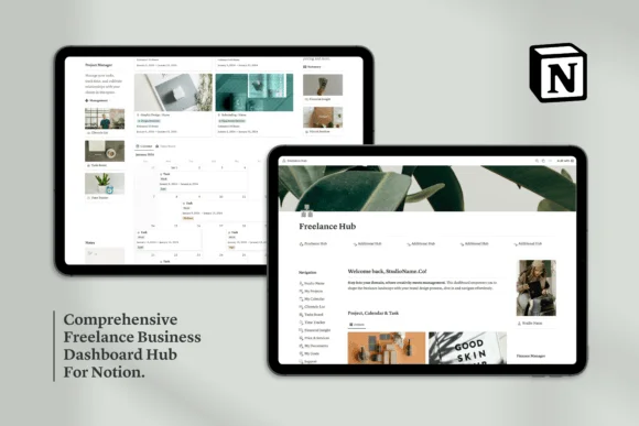 Notion Freelance Dashboard Template