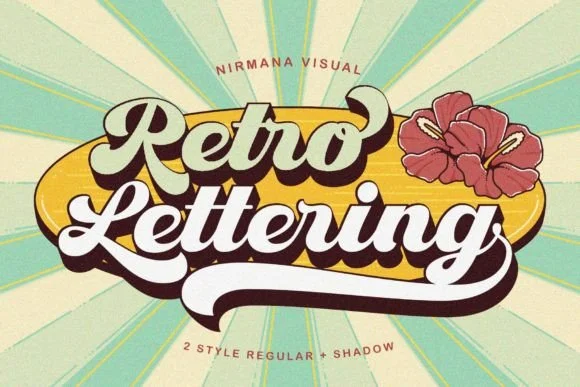 Retro Lettering Font