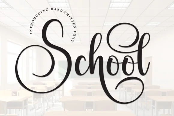 School Font