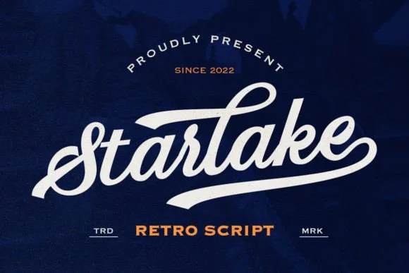 Starlake Retro Script Font