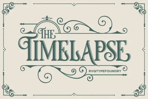 Timelapse Font