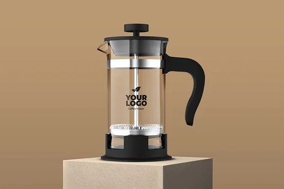 2 Coffee Maker PSD Mockup