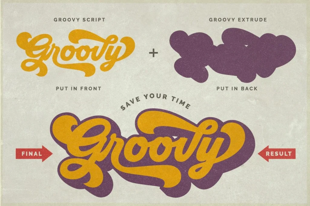 2 Groovy Retro Font