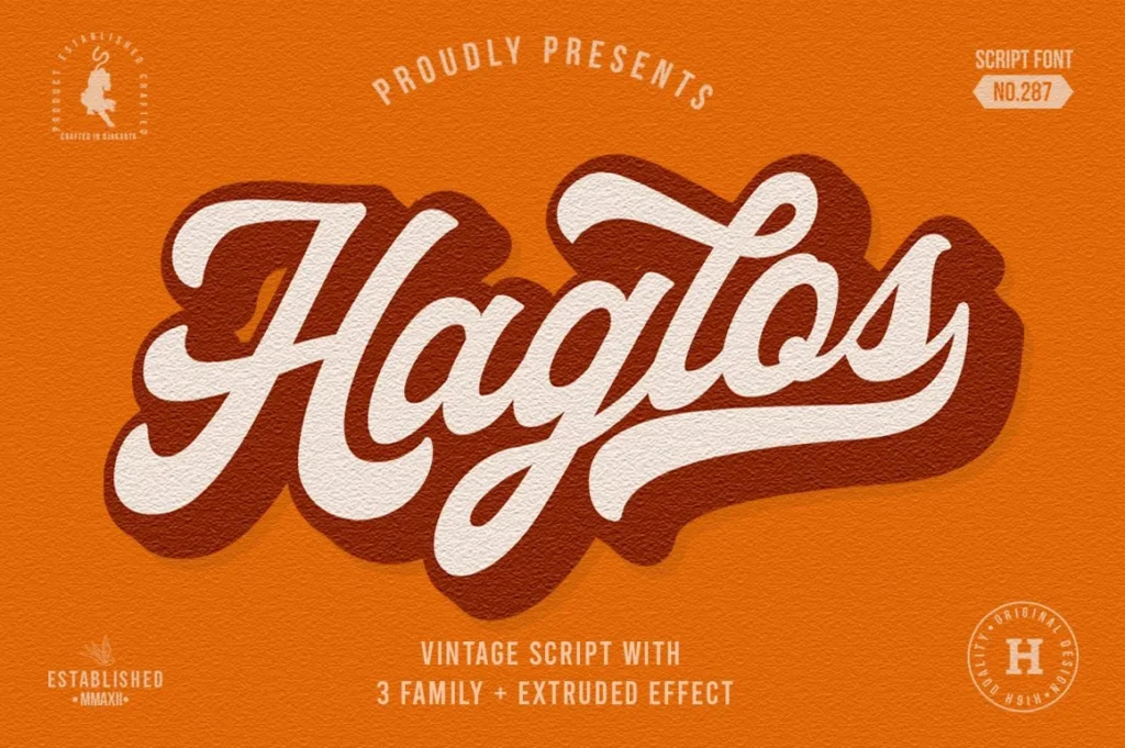 2 Haglos & Bold Script