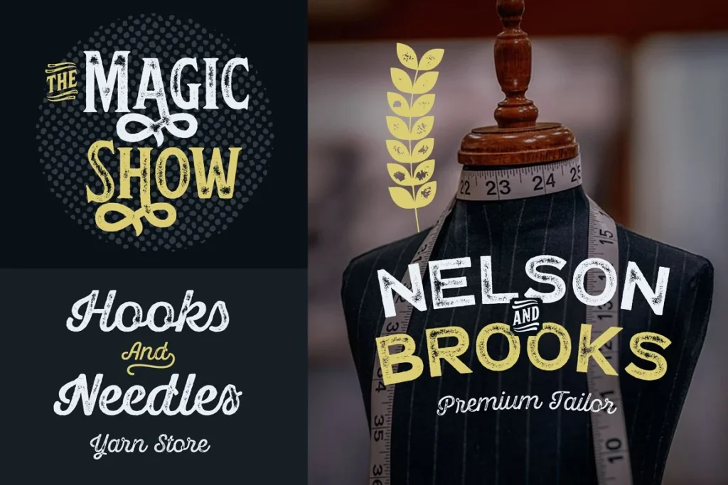 2 Hops Barley font Collection