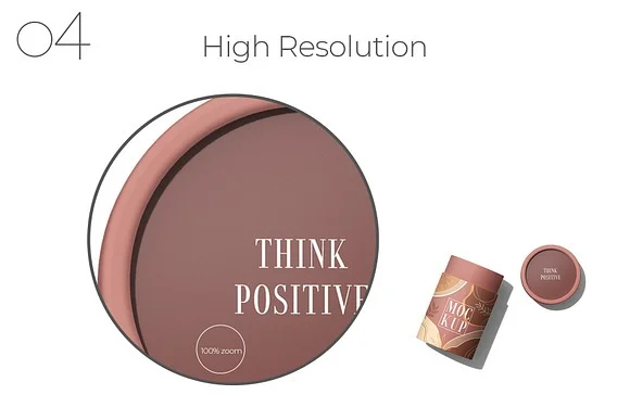 2 Paper Tube Packaging Mockup PSD