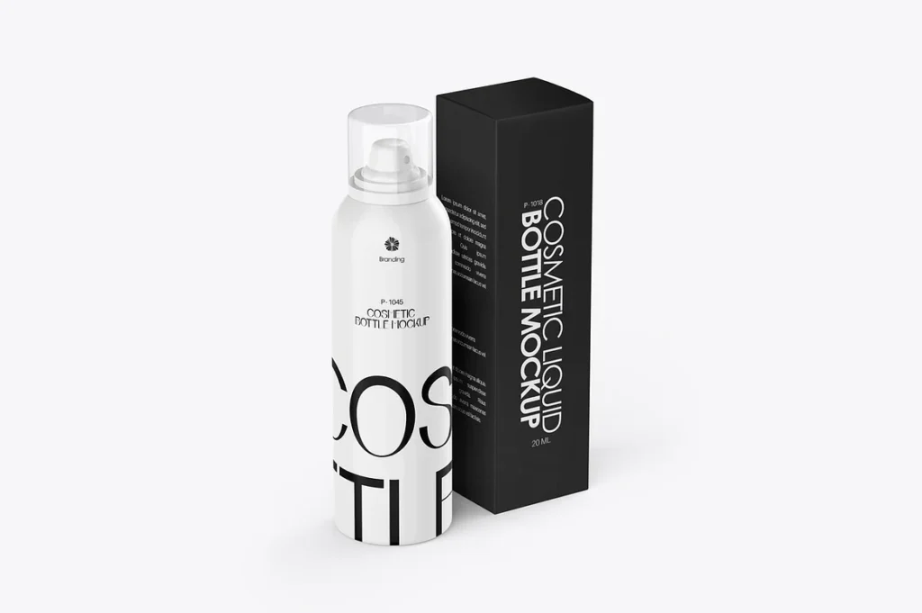 2 Perfume Bottle PSD Mockup