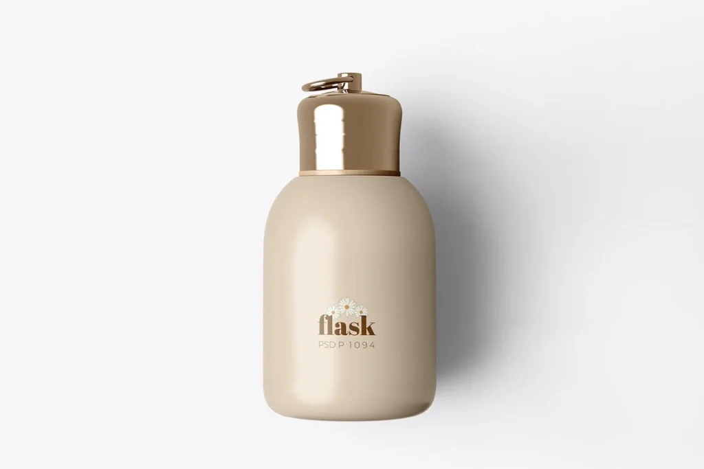 2 Portable Water Bottle Mockup