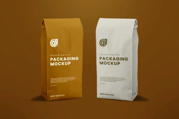 2 Product Packaging Mockup PSD