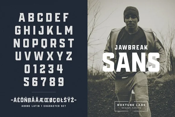 2 cJawbreak Display Font