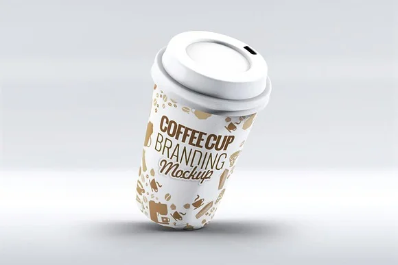 3 Coffee Cup Mock-Up