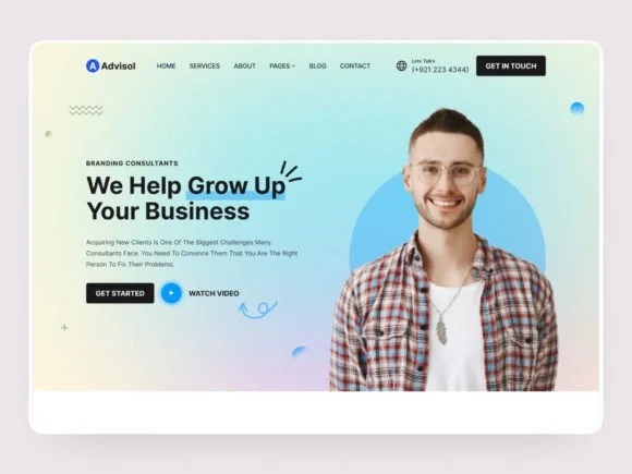 3 Business Website Ui PSD Figma