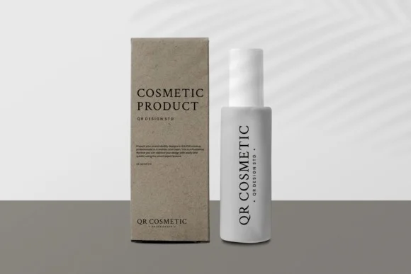 3 Cosmetic Packaging Mockup PSD