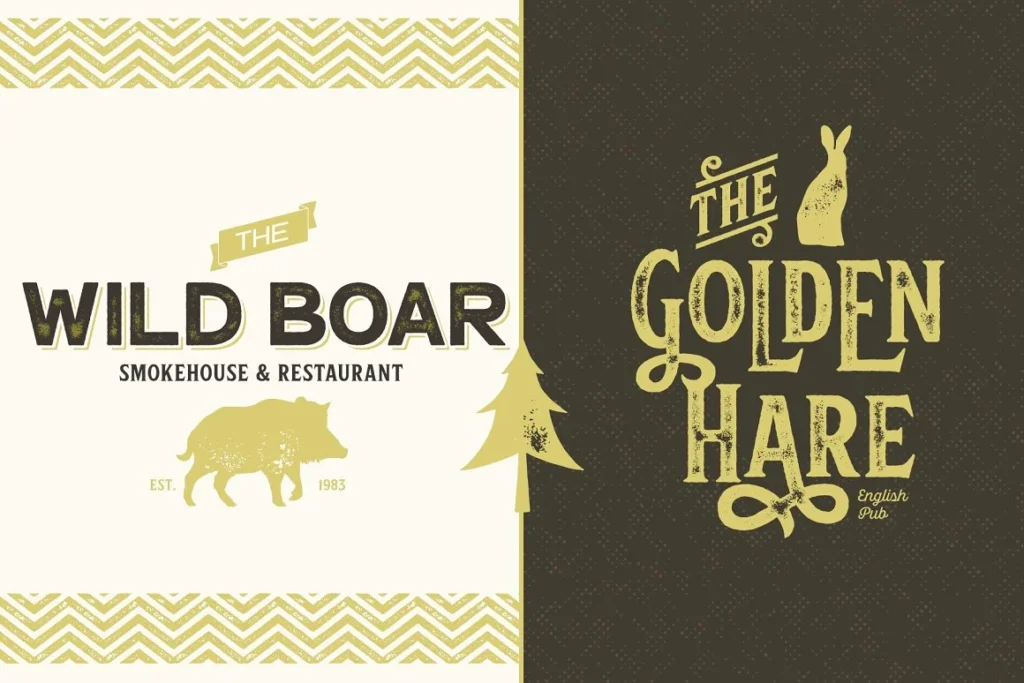 3 Hops Barley font Collection