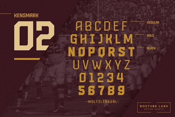 3 Kensmark Display Font