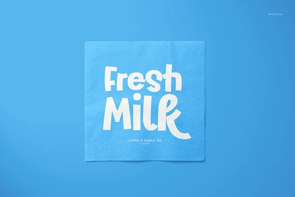 3 Napkin Mockup PSD
