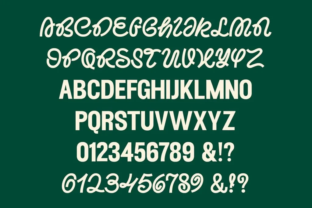 3 Nimpkish Font Typeface