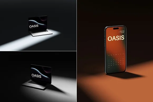 3 Oasis Multi-Device Mockup Collection