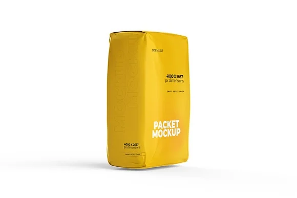 3 Plastic Shopping Bag Mockup