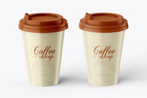 3 Stylish Coffee Cup PSD Mockups