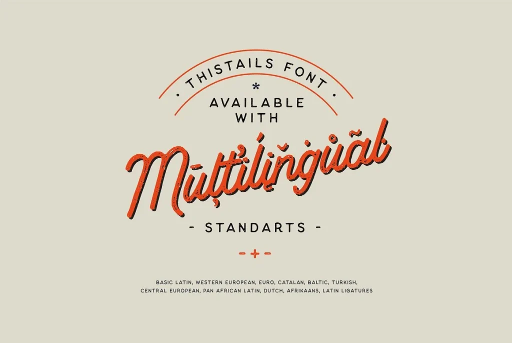 3 Thistails Font Duo