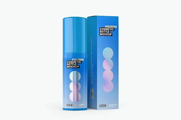 3 Toothpaste Cosmetic Mockup