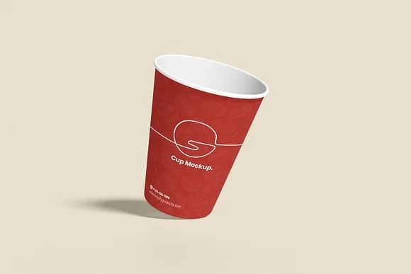 3 Coffee Cup Mockup PSD