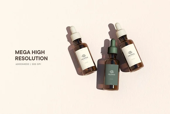 4 Dropper Mockup Collection