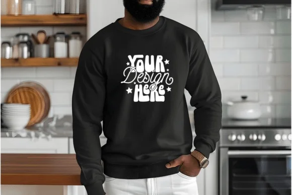 4 Gildan Sweatshirt Mockup Bundle