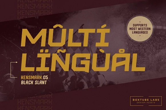 4 Kensmark Display Font