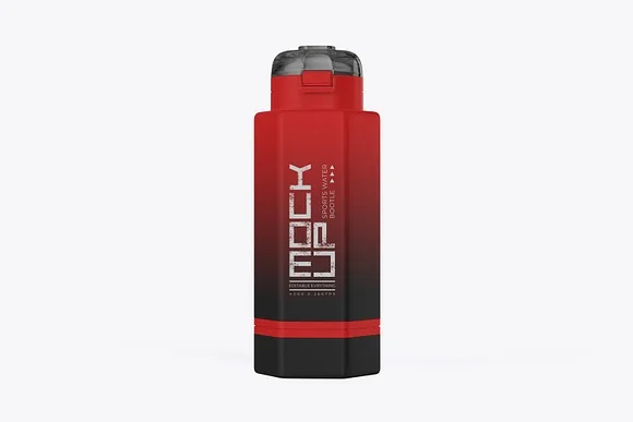 4 Sports Bottle Mockup