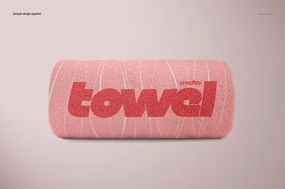 4 Towel Mockup PSD