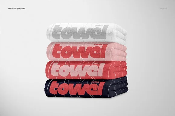 2 Towel Mockup PSD