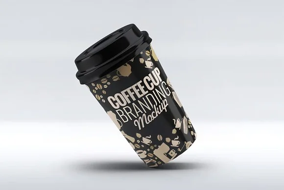 4 Coffee Cup Mock-Up