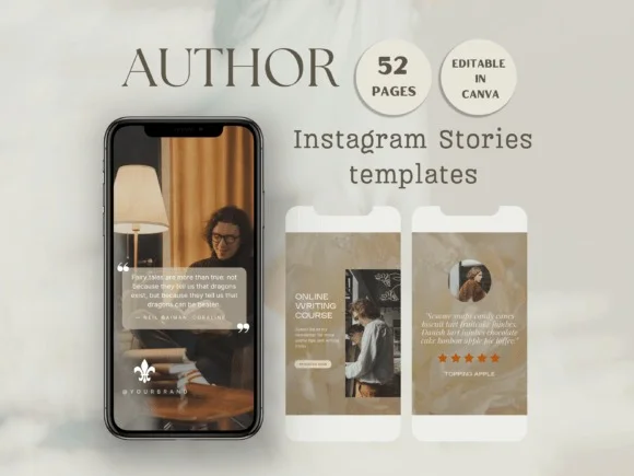 Author Instagram Story Template