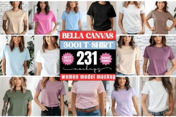 Bella Canvas Mockup Bundle