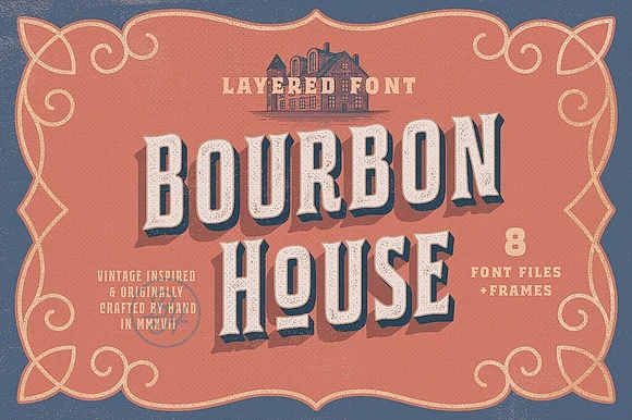Bourbon House Fonts