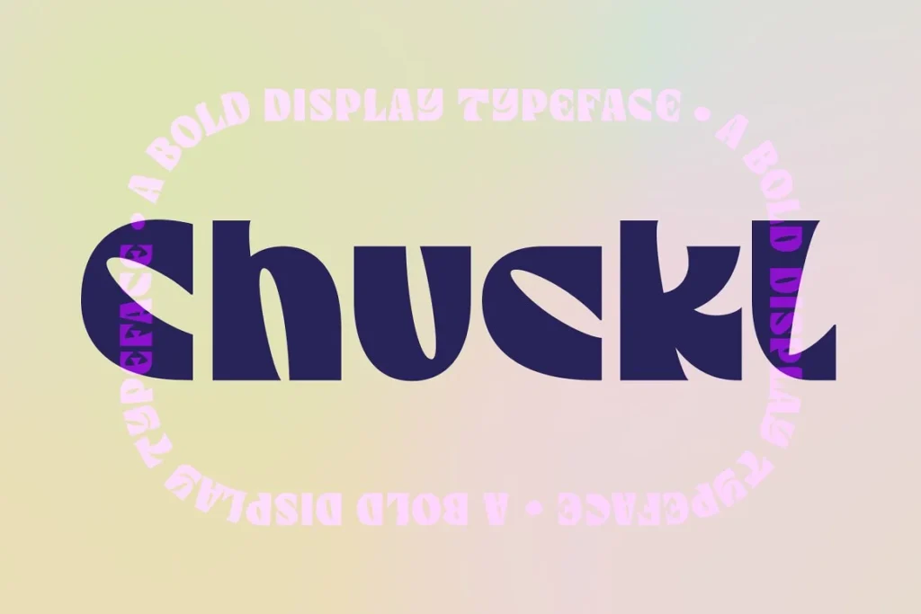 Chuckl Bold Display Typeface